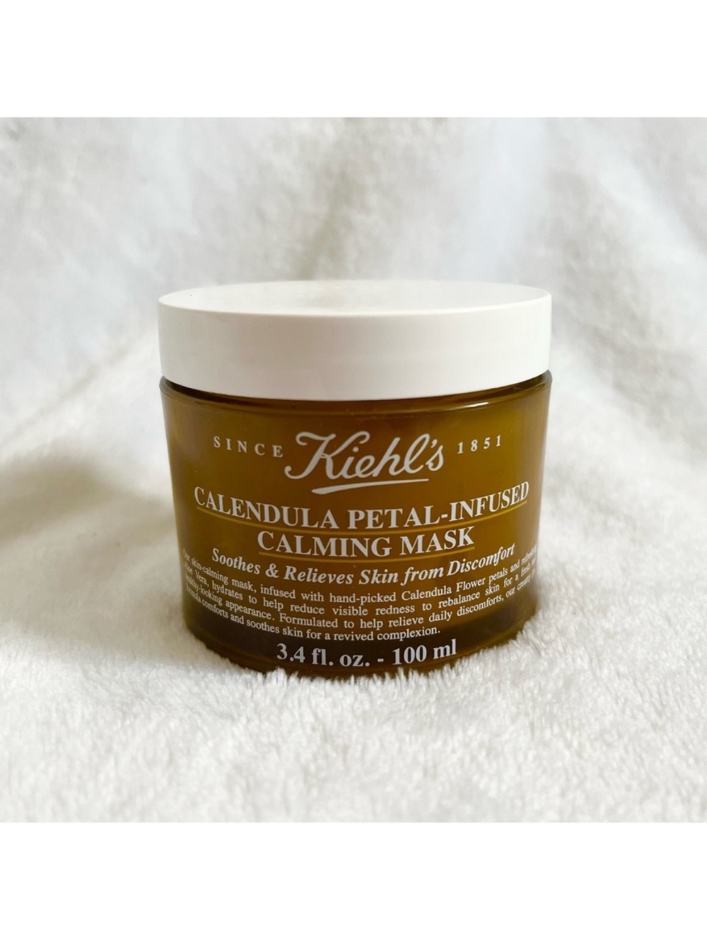 Kiehl's Calendula Petal-Infused Calming Mask 3.4 Oz /100ml- New